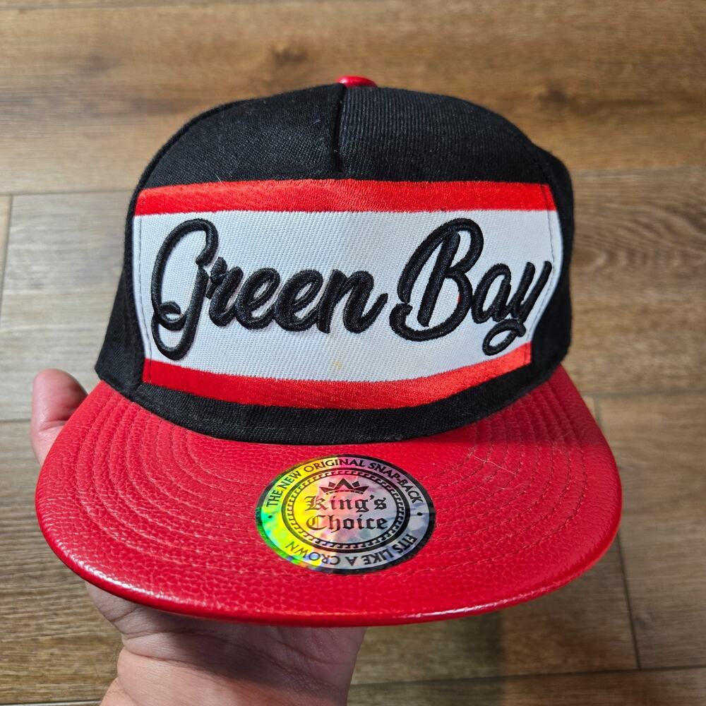 Green Bay Packers Hat Embroidered Snapback Adjustable NFL Football Cap OS